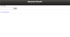 Desktop Screenshot of mobile.gymnasium-schkeuditz.de